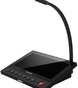 Hikvision 7" paging microphone Embedded operating system,