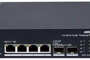 Hikvision 4 Port Gigabit Smart Managed Industrial Solar POE Switch