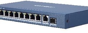 Hikvision 8 Port Gigabit Unmanaged PoE Switch L2