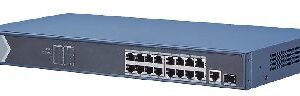 Hikvision 16 Port Gigabit Unmanaged PoE Switch L2