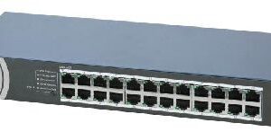 Hikvision 24-Port Gigabit Switch Plug & Play, Rugged Metal Case