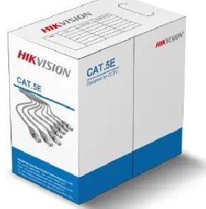 Hikvision CAT5E U/UTP Network Cable (Solid Copper, 0.45mm ), 25AWG
