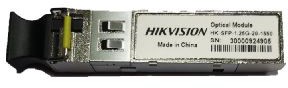 Hikvision SFP Module Tx1550nm/Rx1310nm, 1.25G Ethernet, Single Mode, Single Fiber, 20km Distance Small form factor Pluggable (SFP) MSA compatible