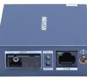 Hikvision 3KM Gigabit Fiber Transceiver 1x 1G RJ45 & 1x 1G SC ports, 4kV Surge Protection