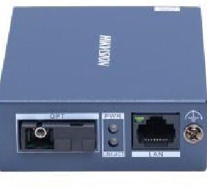 Hikvision 3KM Gigabit Fiber Transceiver 1x 1G RJ45 & 1x 1G SC ports, 4kV Surge Protection
