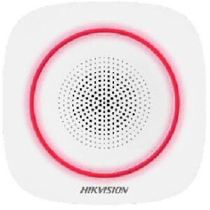 Hikvision AX Pro Wireless Indoor Sounder w/ Red Strobe Light
