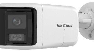 Hikvision 6MP Dual Lens Stitched Wide Angle Smart Hybrid Light Fixed Bullet Network Camera